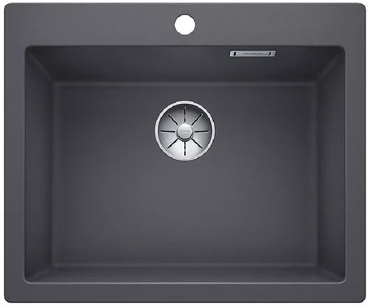 Chiuveta de bucatarie Pleon 6 521679, silgranit Gri Piatra, 615 x 510 mm, Blanco